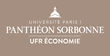 Logo UFR02 Économie